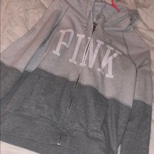 Full zip PINK hoodie